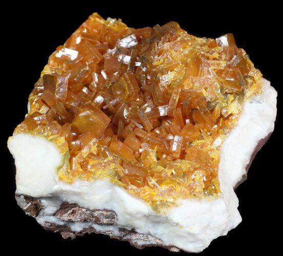 Dark Wulfenite With Large Crystals - Mexico (Clearance Price) #62898